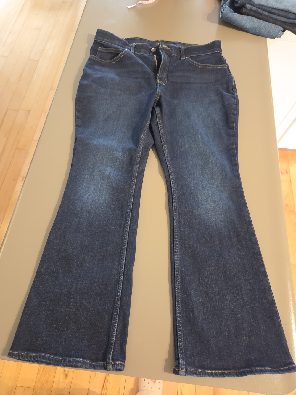 Lee Women's Dark Indigo Flare Jeans